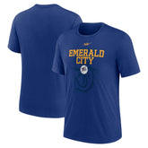 Seattle Mariners Nike Rewind Retro Tri-Blend T-Shirt for sale