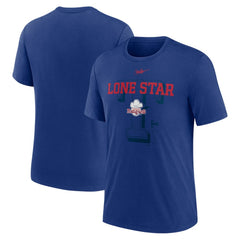 Texas Rangers Nike Rewind Retro Tri-Blend T-Shirt Near Me