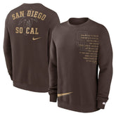 San Diego Padres Nike Statement Ball Game Fleece Pullover Sweatshirt for sale