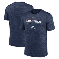 Minnesota Twins Nike Wordmark Velocity Performance T-Shirt On Sale