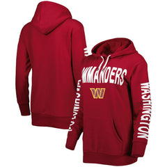 Washington Commanders G-III 4Her by Carl Banks Women's Extra Point Pullover Hoodie Burgundy - NFL