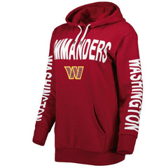 Washington Commanders G-III 4Her by Carl Banks Women's Extra Point Pullover Hoodie Burgundy - NFL