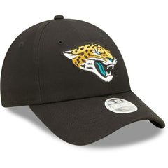 Jacksonville Jaguars New Era Women's Simple 9FORTY Adjustable Hat Black - NFL