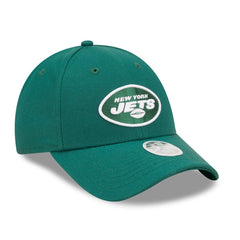 New York Jets New Era Women's Simple 9FORTY Adjustable Hat Green - NFL