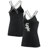 Chicago White Sox Fanatics Women's Barrel It Up Cross Back V-Neck Tank Top discount
