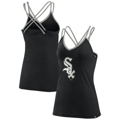 Chicago White Sox Fanatics Women's Barrel It Up Cross Back V-Neck Tank Top discount