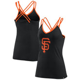 San Francisco Giants Fanatics Women's Barrel It Up Cross Back V-Neck Tank Top On Sale