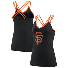 San Francisco Giants Fanatics Women's Barrel It Up Cross Back V-Neck Tank Top On Sale