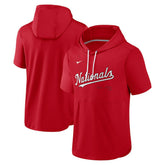 Washington Nationals Nike Springer Short Sleeve Team Pullover Hoodie Online