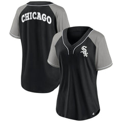 Chicago White Sox Fanatics Women's Ultimate Style Raglan V-Neck T-Shirt Sale