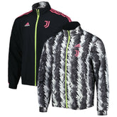 Adidas Juventus 2022/23 On-Field Team Logo Anthem Reversible Full-Zip Jacket - Black