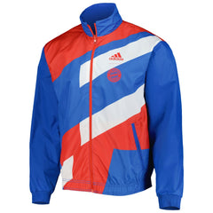 Adidas Bayern Munich 2022/23 On-Field Team Logo Anthem Reversible Full-Zip Jacket - Blue