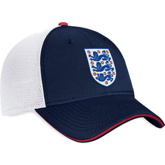 Fanatics England National Team Trucker Snapback Hat - Navy/White