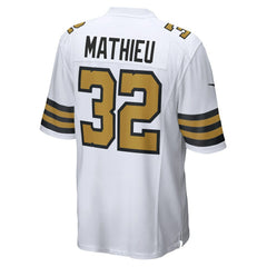 Tyrann Mathieu New Orleans Saints Alternate Game Jersey White - Nike