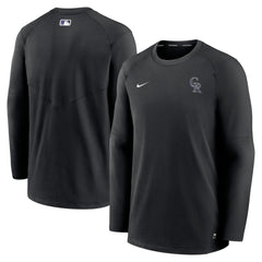 Colorado Rockies Nike Authentic Collection Logo Performance Long Sleeve T-Shirt Clearance
