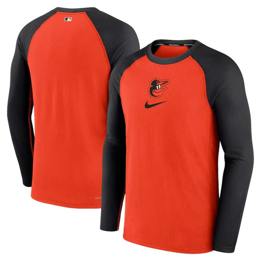Baltimore Orioles Nike Authentic Collection Game Raglan Performance Long Sleeve T-Shirt Online