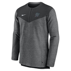 Miami Marlins Nike Authentic Collection Game Time Performance Half-Zip Top Clearance