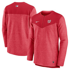 Washington Nationals Nike Authentic Collection Game Time Performance Half-Zip Top discount