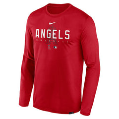 Los Angeles Angels Nike Authentic Collection Team Logo Legend Performance Long Sleeve T-Shirt for sale