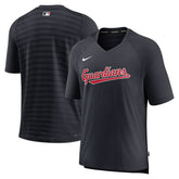 Cleveland Guardians Nike Authentic Collection Pregame Raglan Performance V-Neck T-Shirt Sale