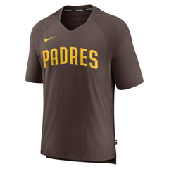 San Diego Padres Nike Authentic Collection Pregame Raglan Performance V-Neck T-Shirt Sale