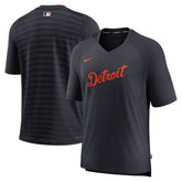 Detroit Tigers Nike Authentic Collection Pregame Raglan Performance V-Neck T-Shirt On Sale