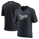 Minnesota Twins Nike Authentic Collection Pregame Raglan Performance V-Neck T-Shirt discount