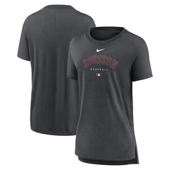 Houston Astros Nike Women's Authentic Collection Early Work Tri-Blend T-Shirt Clearance