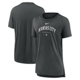 Kansas City Royals Nike Women's Authentic Collection Early Work Tri-Blend T-Shirt Lifestyle