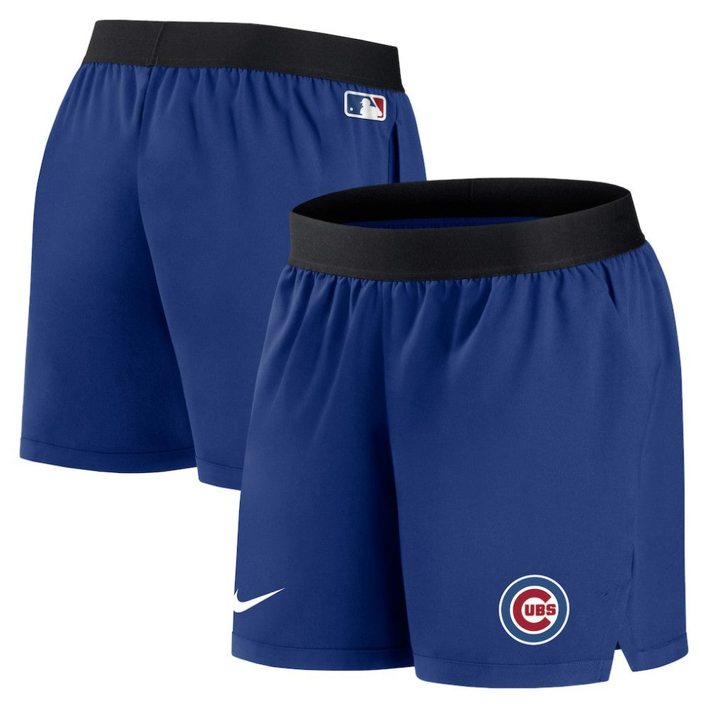 Chicago Cubs Nike Women's Authentic Collection Team Performance Shorts On Sale