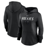 Colorado Rockies Nike Women's Authentic Collection Pregame Performance Pullover Hoodie Lifestyle