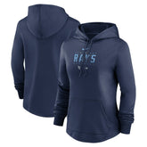 Tampa Bay Rays Nike Women's Authentic Collection Pregame Performance Pullover Hoodie Lifestyle