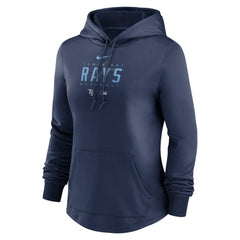 Tampa Bay Rays Nike Women's Authentic Collection Pregame Performance Pullover Hoodie Lifestyle