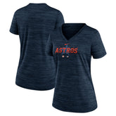 Houston Astros Nike Women's Authentic Collection Velocity Practice Performance V-Neck T-Shirt Online