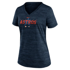 Houston Astros Nike Women's Authentic Collection Velocity Practice Performance V-Neck T-Shirt Online