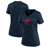 Minnesota Twins Nike Women's Authentic Collection Velocity Practice Performance V-Neck T-Shirt discount