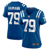 Bernhard Raimann Indianapolis Colts Women's Player Game Jersey Royal - Nike