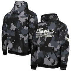 Arizona Cardinals The Wild Collective Camo Pullover Hoodie Black - NFL