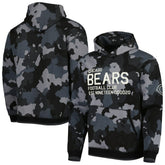 Chicago Bears The Wild Collective Camo Pullover Hoodie Black - NFL