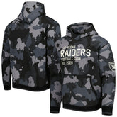 Las Vegas Raiders The Wild Collective Camo Pullover Hoodie Black - NFL