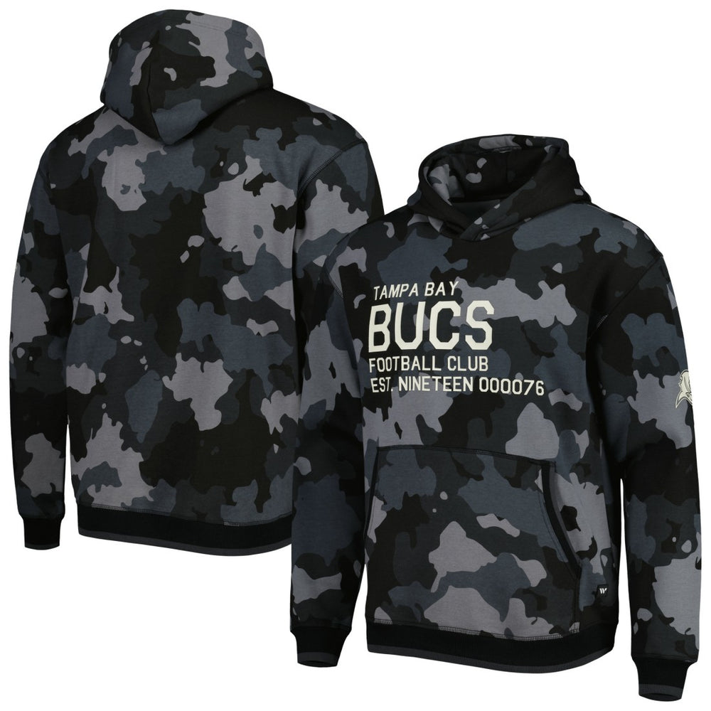 Tampa Bay Buccaneers The Wild Collective Camo Pullover Hoodie Black - NFL