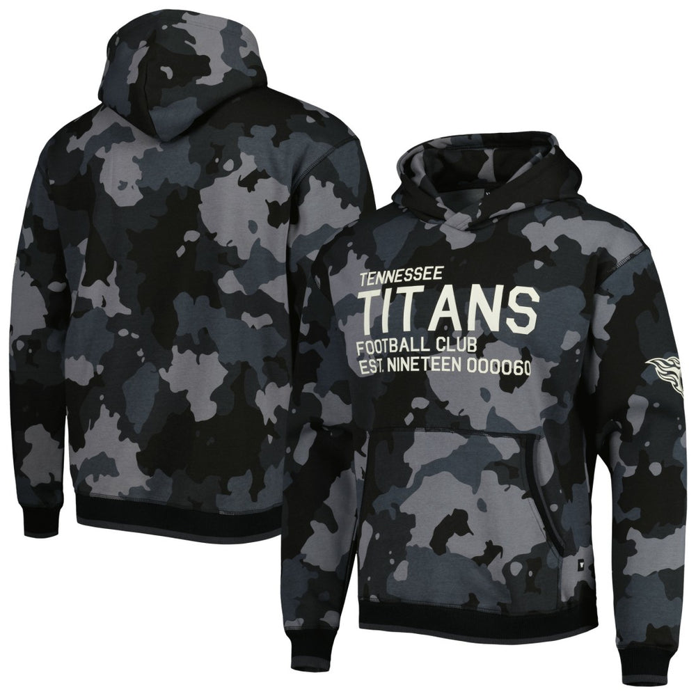 Tennessee Titans The Wild Collective Camo Pullover Hoodie Black - NFL