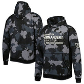 Washington Commanders The Wild Collective Camo Pullover Hoodie Black - NFL