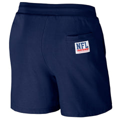 New England Patriots NFL x Staple Throwback Vintage Wash Fleece Shorts Navy - NFL