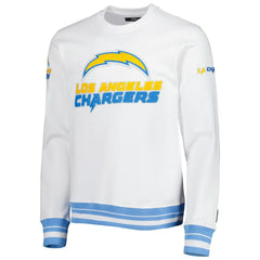 LA Chargers Pro Standard White Mash Up Pullover Sweatshirt - NFL