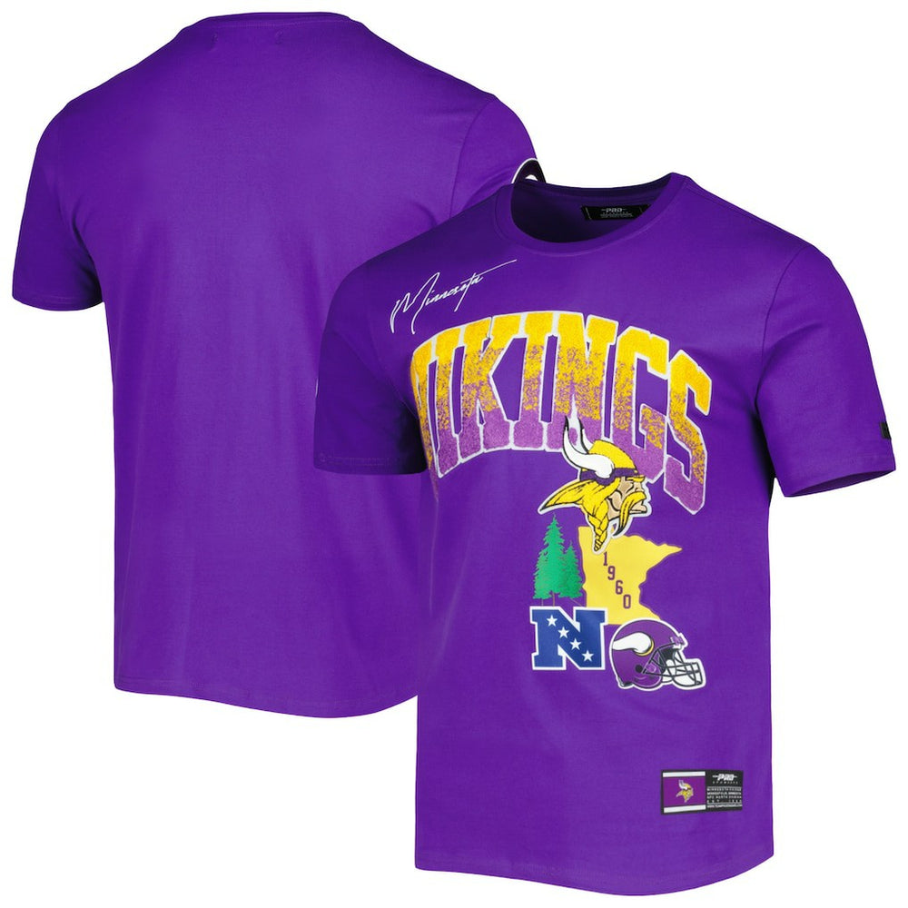 Minnesota Vikings Pro Standard Hometown Collection T-Shirt Purple - NFL