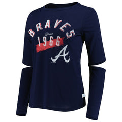 Atlanta Braves Touch Women's Formation Long Sleeve T-Shirt On Sale