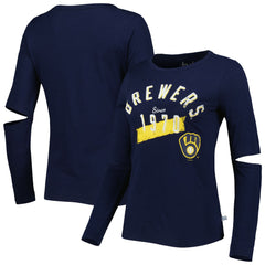 Milwaukee Brewers Touch Women's Formation Long Sleeve T-Shirt Online