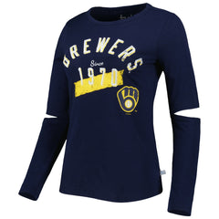 Milwaukee Brewers Touch Women's Formation Long Sleeve T-Shirt Online