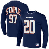 Chicago Bears NFL x Staple Core Team Long Sleeve T-Shirt Navy - NFL